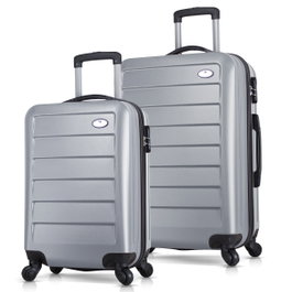 Zoozie Bags Juego de Maletas de 2 Piezas Gris